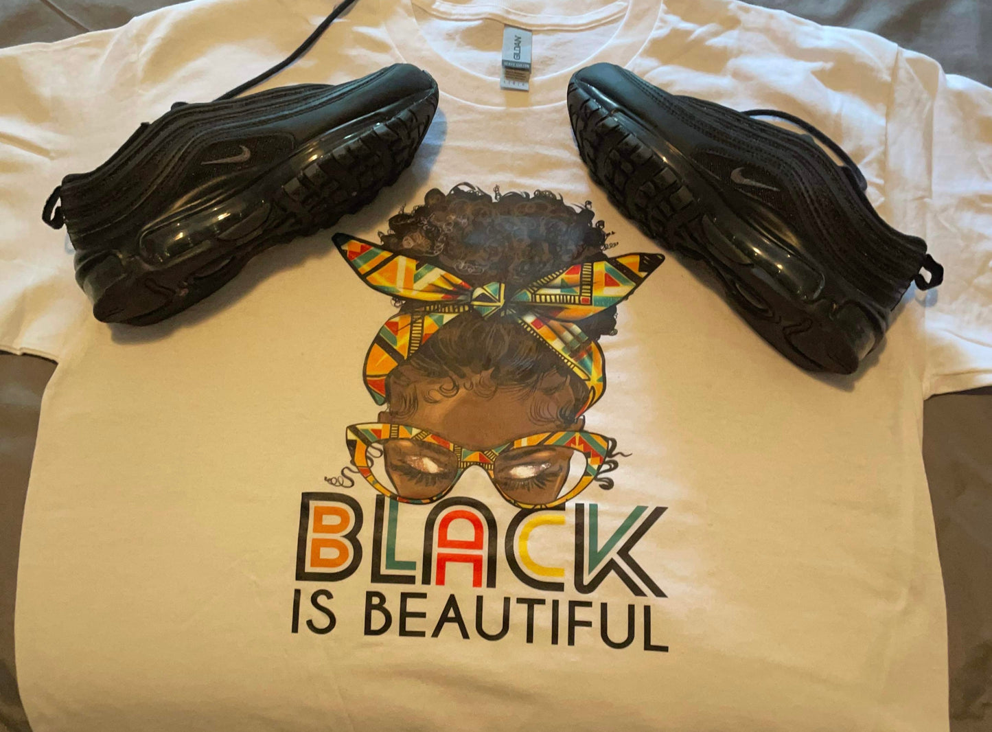 Black is Beautiful Woman Pictured T-Shirt